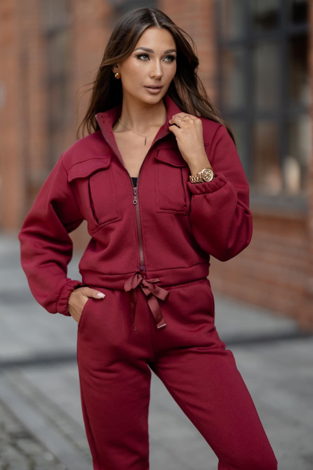 Komplet dresowy  Bordo 