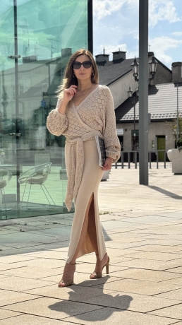 Kimono AMEIRO – Beżowy  By Me