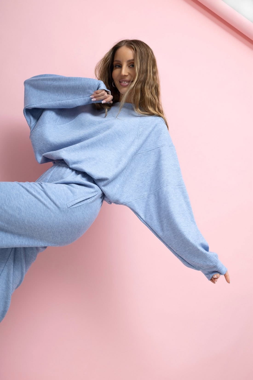 Komplet Wera  wiskoza  Lenoshka Niebieski 